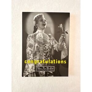Congratulations ( What A Time We Had) Vintage Photo Postcard Booklet,